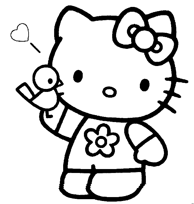 Hello Kitty kolorowanki